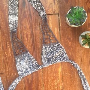 Acacia snake print top